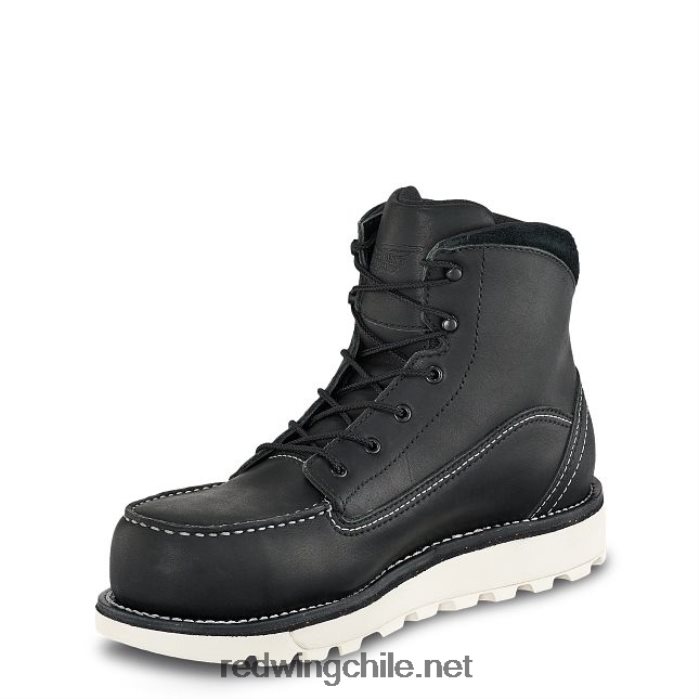 heritage - bota de 6 pulgadas para hombre estilo 8085 iron ranger en cuero áspero y resistente Red Wing L048L2165 negro