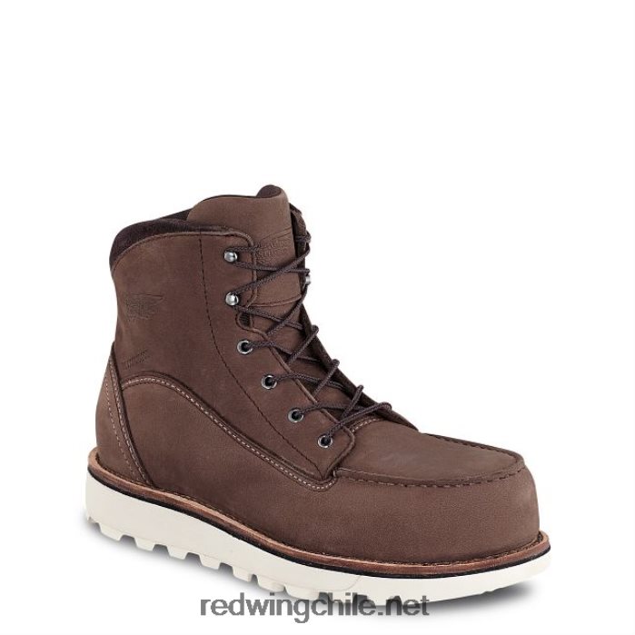 trabajo - estilo 3537 tracción tred lite botas de seguridad csa impermeables de 8 pulgadas para mujer Red Wing L048L2155 castaña