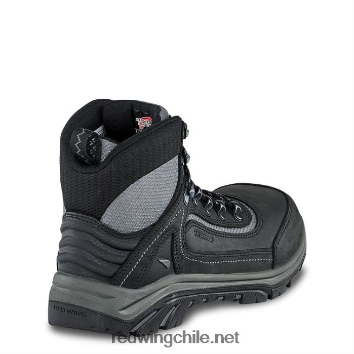 work - estilo 3554 brnr xp botas impermeables con puntera de seguridad csa de 8 pulgadas para mujer Red Wing L048L2153 negro/gris