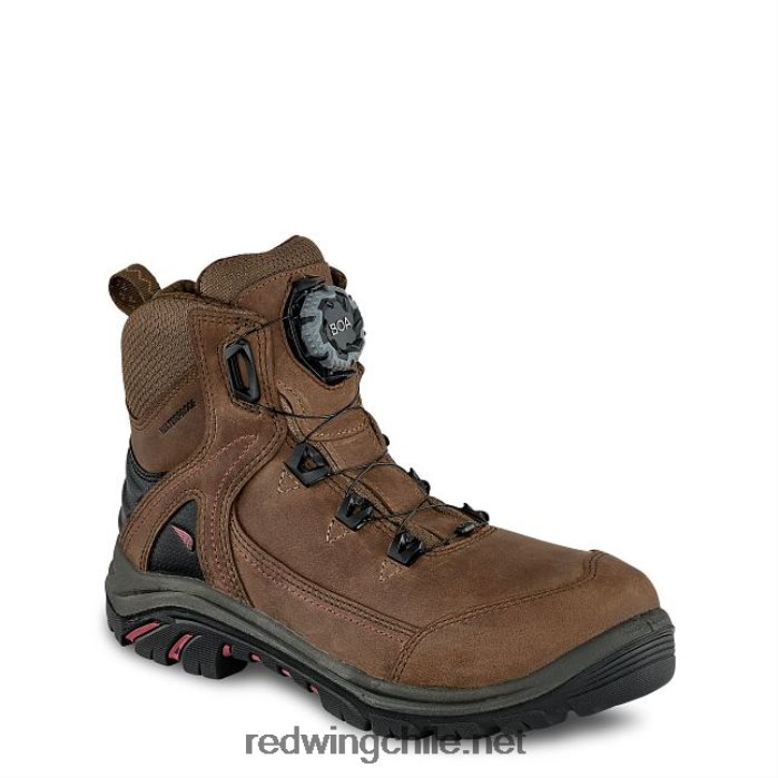 work - style 3542 tradeswoman botas impermeables para excursionista con punta de seguridad csa para mujer de 6 pulgadas Red Wing L048L2152 marrón